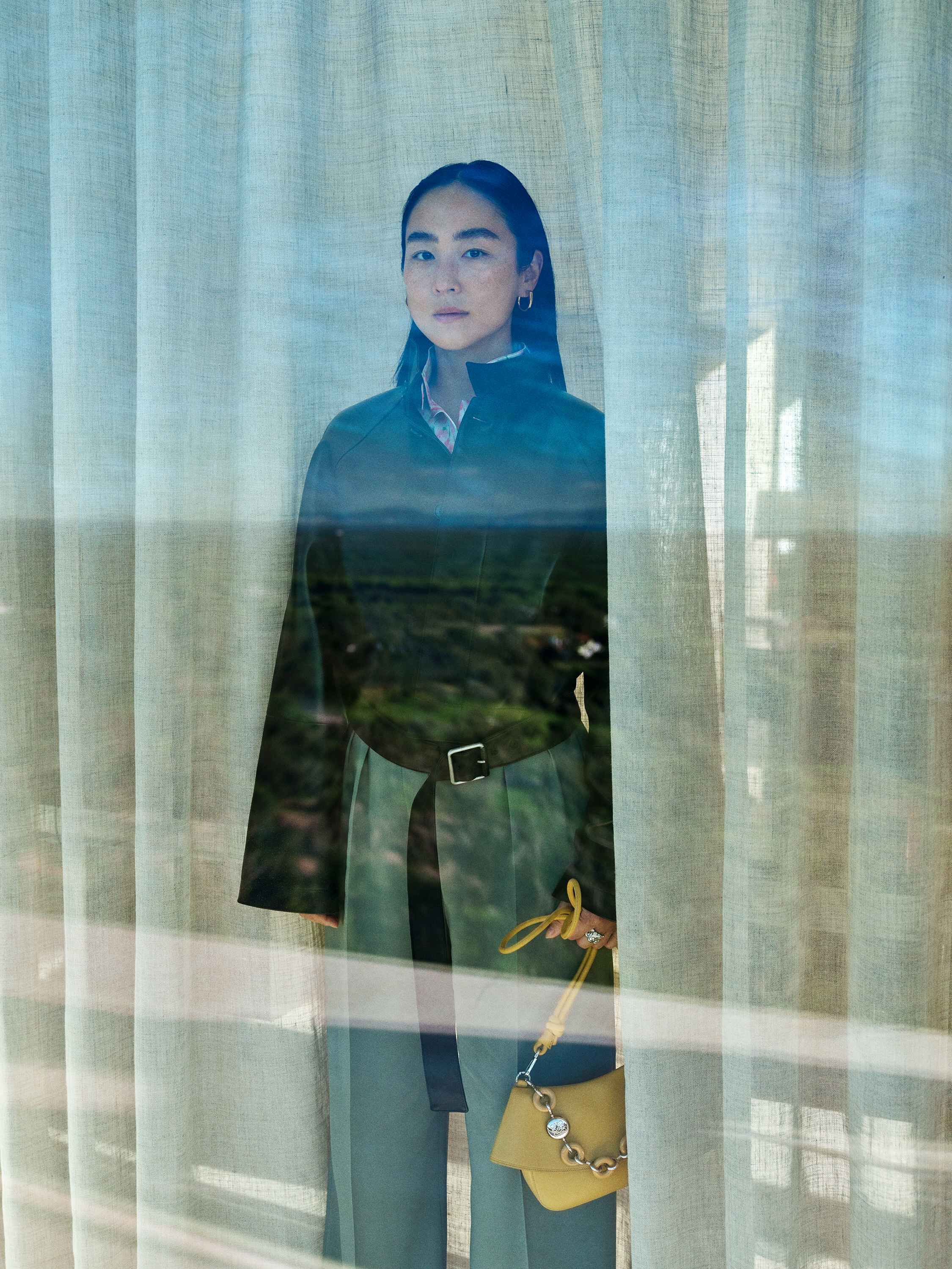 【23AW NEW】LOEWE_woman / フーデッド コート / Grey 23AW NEW】LOEWE_woman / フーデッド コート / Grey 23AW NEW